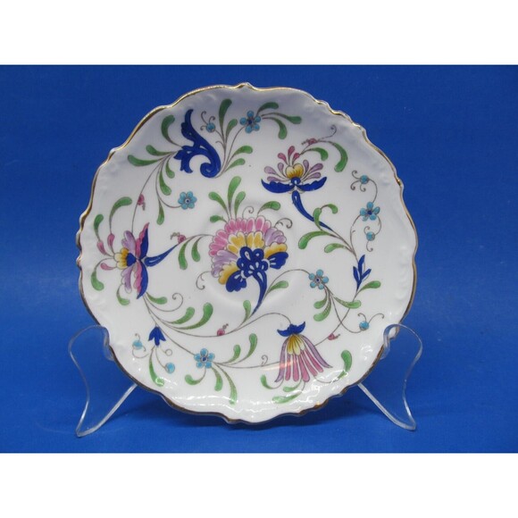 Coalport Fanfare 5 1/2" Bone China Saucer Made In England - Picture 9 of 9